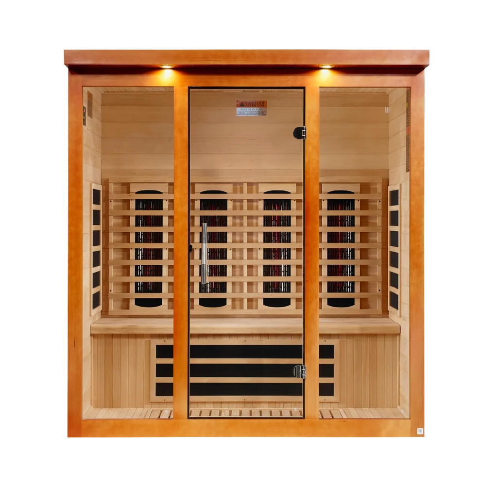 Dynamic Vila Grande 4 Person Full Spectrum Nero Zero EMF FAR IR Sauna (DYN-6415-03 FS)